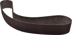 3M - 2-1/2" Wide x 48" OAL, 36 Grit, Aluminum Oxide Abrasive Belt - Aluminum Oxide, Very Coarse, Coated, X Weighted Cloth Backing, Series 341D - Eagle Tool & Supply