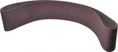 3M - 4" Wide x 54" OAL, 36 Grit, Aluminum Oxide Abrasive Belt - Aluminum Oxide, Very Coarse, Coated, X Weighted Cloth Backing, Series 341D - Eagle Tool & Supply