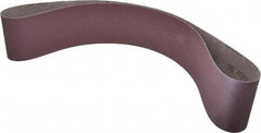 3M - 4" Wide x 54" OAL, 80 Grit, Aluminum Oxide Abrasive Belt - Aluminum Oxide, Medium, Coated, X Weighted Cloth Backing, Series 341D - Eagle Tool & Supply