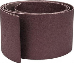 3M - 4" Wide x 132" OAL, 60 Grit, Aluminum Oxide Abrasive Belt - Aluminum Oxide, Medium, Coated, X Weighted Cloth Backing, Series 341D - Eagle Tool & Supply