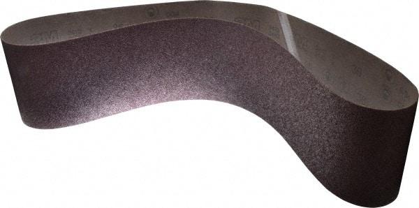 3M - 6" Wide x 60" OAL, 36 Grit, Aluminum Oxide Abrasive Belt - Aluminum Oxide, Very Coarse, Coated, X Weighted Cloth Backing, Series 341D - Eagle Tool & Supply