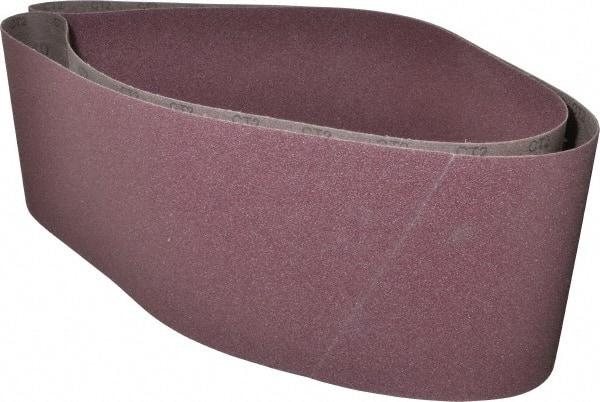 3M - 8" Wide x 107" OAL, 40 Grit, Aluminum Oxide Abrasive Belt - Aluminum Oxide, Coarse, Coated, X Weighted Cloth Backing, Series 341D - Eagle Tool & Supply