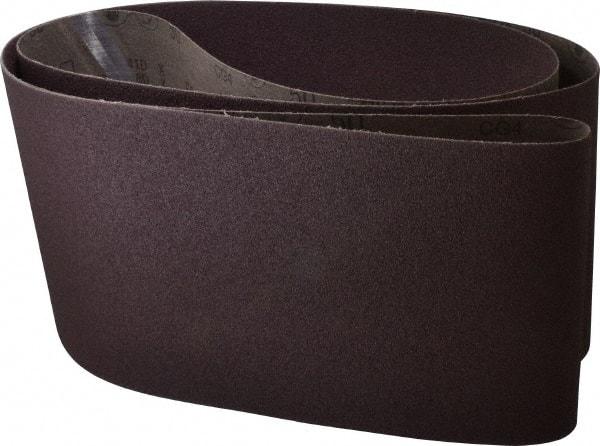 3M - 8" Wide x 107" OAL, 50 Grit, Aluminum Oxide Abrasive Belt - Aluminum Oxide, Coarse, Coated, X Weighted Cloth Backing, Series 341D - Eagle Tool & Supply