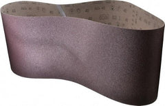 3M - 10" Wide x 70-1/2" OAL, 40 Grit, Aluminum Oxide Abrasive Belt - Aluminum Oxide, Coarse, Coated, X Weighted Cloth Backing, Series 341D - Eagle Tool & Supply