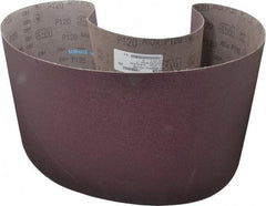 3M - 10" Wide x 70-1/2" OAL, 120 Grit, Aluminum Oxide Abrasive Belt - Aluminum Oxide, Fine, Coated, X Weighted Cloth Backing, Series 341D - Eagle Tool & Supply