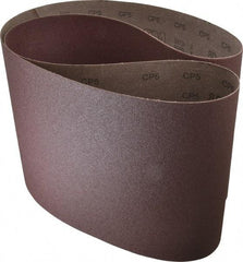 3M - 10" Wide x 70-1/2" OAL, 80 Grit, Aluminum Oxide Abrasive Belt - Aluminum Oxide, Medium, Coated, X Weighted Cloth Backing, Series 341D - Eagle Tool & Supply