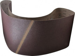 3M - 10" Wide x 70-1/2" OAL, 60 Grit, Aluminum Oxide Abrasive Belt - Aluminum Oxide, Medium, Coated, X Weighted Cloth Backing, Series 341D - Eagle Tool & Supply