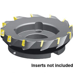 Kennametal - 80mm Cut Diam, 27mm Arbor Hole Diam, Indexable Square-Shoulder Face Mill - Eagle Tool & Supply