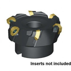Kennametal - 100mm Cut Diam, Indexable Square-Shoulder Face Mill - Eagle Tool & Supply