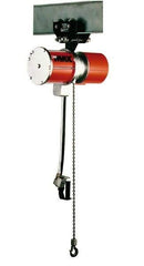 CM - 1/4 Ton Load Limit, 10' Max Height Hook Mount Air Hoist - 70 SCFM at 90 PSI, 15-1/4" Min Headroom, Pendant Control - Eagle Tool & Supply