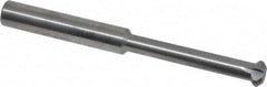 Accupro - 1/4" Cutter Head Diam, 1/32" Flat Width, 2-1/2" OAL, Solid Carbide, Single Right Hand Back Chamfer - Eagle Tool & Supply
