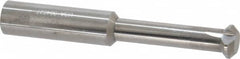 Accupro - 0.36" Cutter Head Diam, 1/32" Flat Width, 2-1/2" OAL, Solid Carbide, Single Right Hand Back Chamfer - Eagle Tool & Supply