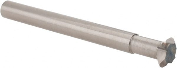 Accupro - 3/8" Cutter Head Diam, 1/32" Flat Width, 2-1/2" OAL, Solid Carbide, Single Right Hand Back Chamfer - Eagle Tool & Supply