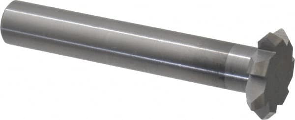 Accupro - 1" Cutter Head Diam, 1/32" Flat Width, 3" OAL, Solid Carbide, Single Right Hand Back Chamfer - Eagle Tool & Supply