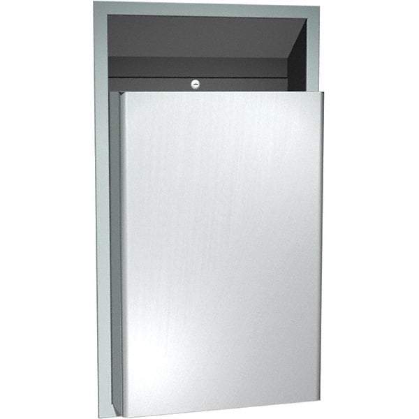 ASI-American Specialties, Inc. - Feminine Hygiene Product Receptacles Material: Stainless Steel Color: Silver - Eagle Tool & Supply