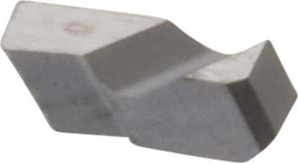 Kennametal - 1094NG Grade K420, 2.39mm Cutting Width Carbide Grooving Insert - 1.91mm Max Depth of Cut, Left Hand, 0.19mm Corner Radius, Uncoated - Eagle Tool & Supply