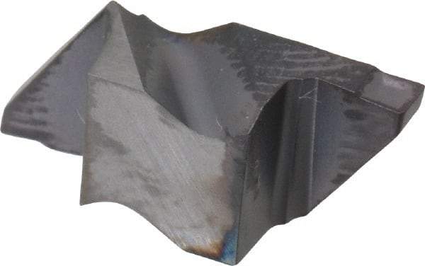 Kennametal - 2M150NG K Grade KC5025, 1.5mm Cutting Width Carbide Grooving Insert - 2.79mm Max Depth of Cut, Right Hand, 0.19mm Corner Radius, TiAlN Finish - Eagle Tool & Supply