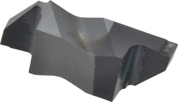 Kennametal - 3094NG K Grade KC5010, 2.39mm Cutting Width Carbide Grooving Insert - 3.81mm Max Depth of Cut, Right Hand, 0.19mm Corner Radius, TiAlN Finish - Eagle Tool & Supply