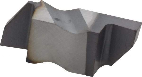 Kennametal - 3094NG Grade KC5010, 2.39mm Cutting Width Carbide Grooving Insert - 3.81mm Max Depth of Cut, Right Hand, 0.19mm Corner Radius, TiAlN Finish - Eagle Tool & Supply
