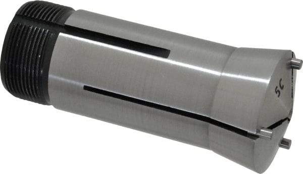Interstate - 1-1/2 Inch Head Diameter, 1/8 Inch Pilot Hole, 5C Emergency Collet - 3.28" Overall Length, Steel, 0.0032 Inch TIR - Exact Industrial Supply