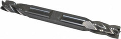OSG - 11/32", 3/4" LOC, 3/8" Shank Diam, 3-1/2" OAL, 4 Flute, Solid Carbide Square End Mill - Double End, Uncoated, Spiral Flute, 30° Helix, Right Hand Cut, Right Hand Flute, Series 444 - Eagle Tool & Supply