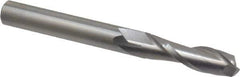 OSG - 5/16", 1-1/8" LOC, 5/16" Shank Diam, 3" OAL, 2 Flute, Solid Carbide Square End Mill - Single End, Uncoated, Spiral Flute, 30° Helix, Centercutting, Right Hand Cut, Right Hand Flute, Series 462 - Eagle Tool & Supply