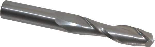 OSG - 1/2", 2" LOC, 1/2" Shank Diam, 4" OAL, 2 Flute, Solid Carbide Square End Mill - Single End, Uncoated, Spiral Flute, 30° Helix, Centercutting, Right Hand Cut, Right Hand Flute, Series 462 - Eagle Tool & Supply