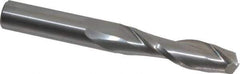 OSG - 1/2", 2" LOC, 1/2" Shank Diam, 4" OAL, 2 Flute, Solid Carbide Square End Mill - Single End, Uncoated, Spiral Flute, 30° Helix, Centercutting, Right Hand Cut, Right Hand Flute, Series 462 - Eagle Tool & Supply