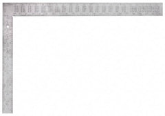 Empire Level - 24" Blade Length x 2" Blade Width, 16" Base Length x 1-1/2" Base Width Aluminum Square - 1/8" Thick - Eagle Tool & Supply