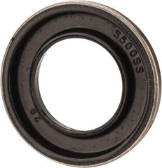 Thomson Industries - 1/2" Diam, Stainless Steel Bearing Closed External Seal for Fixed Diameter Housings - 1/8" Wide x 0.879" Outside Diam - Eagle Tool & Supply