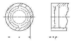 Thomson Industries - 16mm Internal Retaining Ring - For Use with Linear Bearing SSE M16, MA M16 - Eagle Tool & Supply