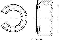 Thomson Industries - 30mm Shaft Diam, Open Multirac External Seal - Eagle Tool & Supply