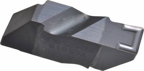 Kennametal - 4250NG K Grade KC5010, 6.35mm Cutting Width Carbide Grooving Insert - 6.35mm Max Depth of Cut, Left Hand, 0.57mm Corner Radius, TiAlN Finish - Eagle Tool & Supply