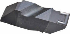 Kennametal - 4250NG K Grade KC5010, 6.35mm Cutting Width Carbide Grooving Insert - 6.35mm Max Depth of Cut, Left Hand, 0.57mm Corner Radius, TiAlN Finish - Eagle Tool & Supply