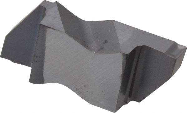 Kennametal - 3M275NG K Grade KC5025, 2.75mm Cutting Width Carbide Grooving Insert - 3.81mm Max Depth of Cut, Right Hand, 0.19mm Corner Radius, TiAlN Finish - Eagle Tool & Supply