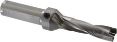 Kennametal - 20.64 to 21.14mm Diam, 3xD, 66mm Max Depth, 1" Shank Diam, 92.46mm Flute, 190.5mm OAL, Replaceable Tip Drill - KSEM0813 Insert, 3 Seat Size, Series KSEM - Eagle Tool & Supply