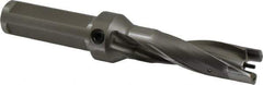 Kennametal - 23.81 to 24mm Diam, 3xD, 72mm Max Depth, 1" Shank Diam, 100.58mm Flute, 196.85mm OAL, Replaceable Tip Drill - KSEM0938 Insert, 4 Seat Size, Series KSEM - Eagle Tool & Supply