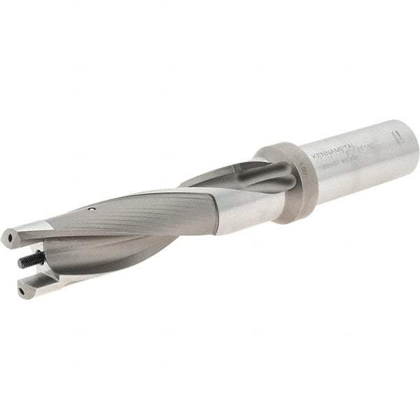 Kennametal - 38.1 to 39.1mm Diam, 3xD, 117.09mm Max Depth, 1-1/2" Shank Diam, 178.05mm Flute, 292.1mm OAL, Replaceable Tip Drill - KSEM1500 Insert, 10 Seat Size, Series KSEM - Eagle Tool & Supply