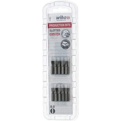 Wiha - Slotted Screwdriver Bits Reversible: NonReversible Blade Width (Inch): 5/16 - Eagle Tool & Supply