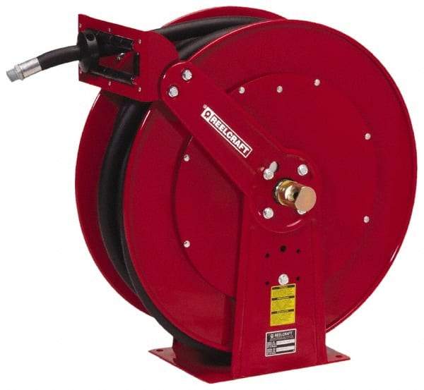 Reelcraft - 75' Spring Retractable Hose Reel - 250 psi, Hose Included - Eagle Tool & Supply