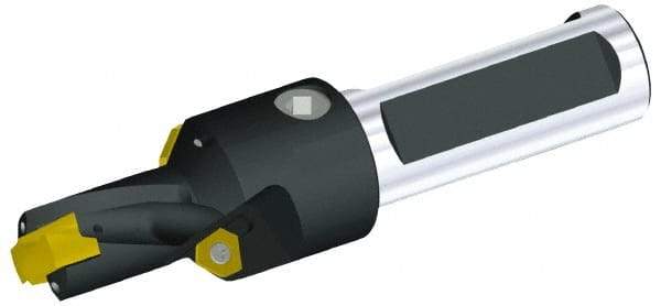 Kennametal - 25.4 to 25.9mm Diam, 8xD, 203.2mm Max Depth, 1-1/4" Shank Diam, 228.76mm Flute, 327.03mm OAL, Replaceable Tip Drill - KSEM1000 Insert, 5 Seat Size, Series KSEM - Eagle Tool & Supply