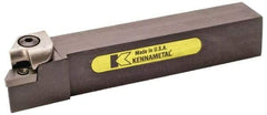 Kennametal - CKJN, Left Hand Cut, 3° Lead Angle, 25mm Shank Height x 25mm Shank Width, Negative Rake Indexable Turning Toolholder - 150mm OAL, KNUX1604.. Insert Compatibility, Series Kendex - Eagle Tool & Supply