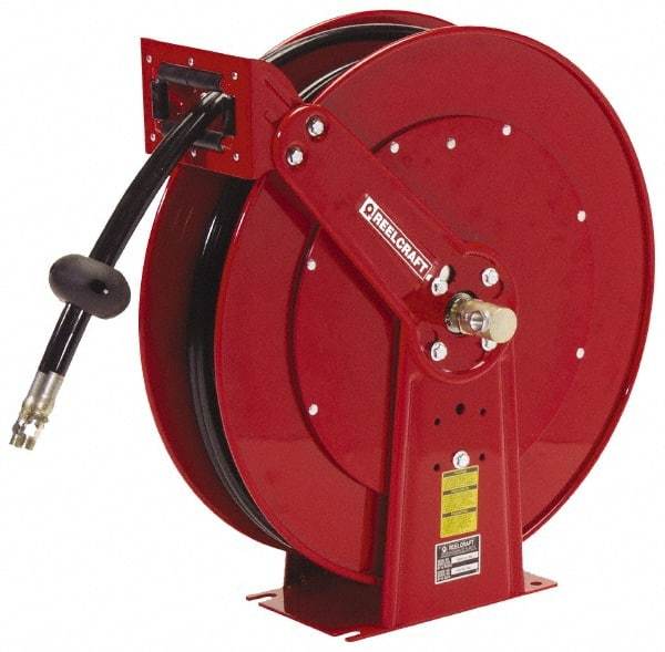 Reelcraft - 50' Spring Retractable Hose Reel - 2,000 psi, Hose Included - Eagle Tool & Supply