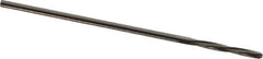 Magafor - #63 Solid Carbide 4 Flute Chucking Reamer - Spiral Flute, 0.037" Straight Shank, 9/32" Flute Length, 1-5/16" OAL - Eagle Tool & Supply