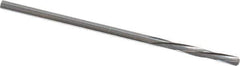 Magafor - 1.4707mm Solid Carbide 4 Flute Chucking Reamer - Spiral Flute, 0.0579" Straight Shank, 25/64" Flute Length, 1-9/16" OAL - Eagle Tool & Supply