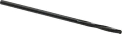 Magafor - #53 Solid Carbide 4 Flute Chucking Reamer - Spiral Flute, 0.0594" Straight Shank, 25/64" Flute Length, 1-9/16" OAL - Eagle Tool & Supply