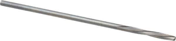 Magafor - 1/16" Solid Carbide 4 Flute Chucking Reamer - Spiral Flute, 1/16" Straight Shank, 7/16" Flute Length, 1-31/32" OAL - Eagle Tool & Supply