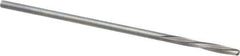 Magafor - 1/16" Solid Carbide 4 Flute Chucking Reamer - Spiral Flute, 1/16" Straight Shank, 7/16" Flute Length, 1-31/32" OAL - Eagle Tool & Supply