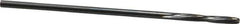 Magafor - 1.6002mm Solid Carbide 4 Flute Chucking Reamer - Spiral Flute, 1/16" Straight Shank, 7/16" Flute Length, 43mm OAL - Eagle Tool & Supply