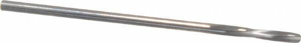 Magafor - 1.8288mm Solid Carbide 4 Flute Chucking Reamer - Spiral Flute, 0.072" Straight Shank, 7/16" Flute Length, 1-31/32" OAL - Eagle Tool & Supply